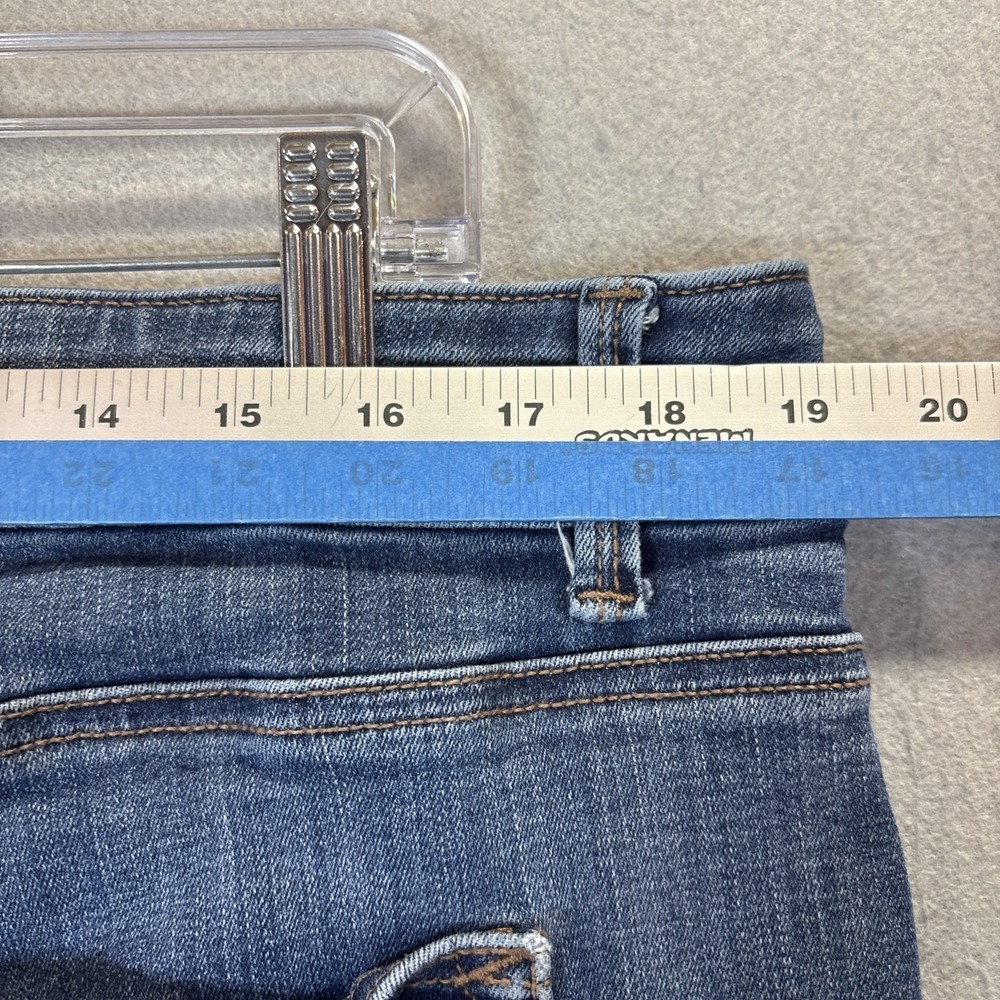 M Jeans By Maurices Size 18W Short Skinny Mid Rise Stretch Jeans Distressed - Picture 5 of 10